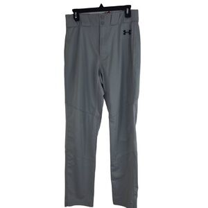 Under Armour Relaxed Baseball Pants Loose Heat Gear Mens Gray Size Medium NWT